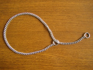 グレートデーン用にお作りしたドッグショー用のチョークチェーン