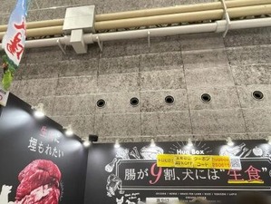 生肉にこだわったフード類のブース