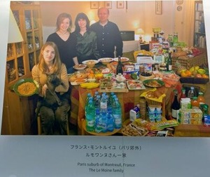 フランスの家族とネコ