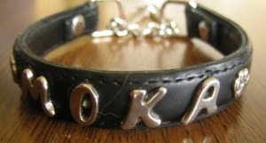 お直し加工したハーフチョーク首輪