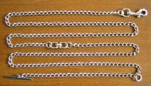 線径３㎜×3ｍの柴犬用ステンレス製係留用チェーン