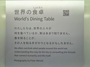 EARTH MARTパビリオンの展示パネル